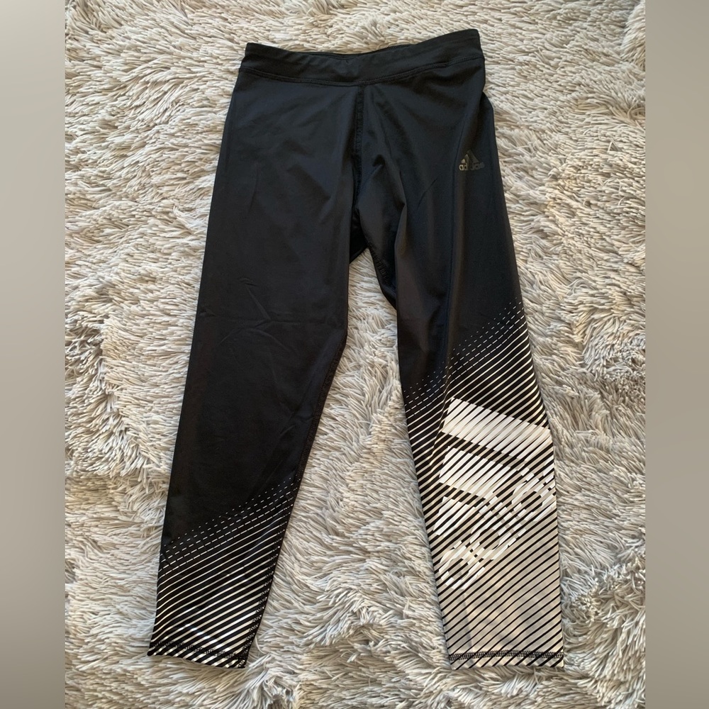 Adidas Logo Leggings (size L/14 girls)